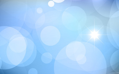 Abstract Bokeh white circle background