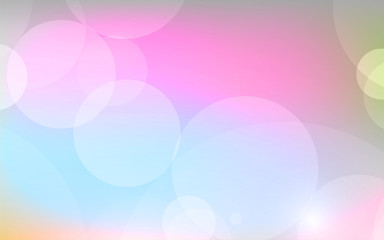 Abstract Bokeh white circle background
