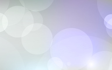 Abstract Bokeh white circle background