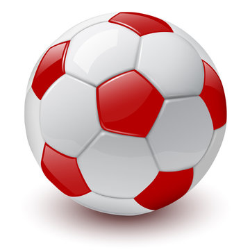 Soccer Ball Red White Images – Browse 88,790 Stock Photos, Vectors, and  Video | Adobe Stock