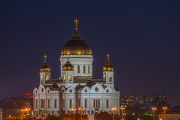 Fototapeta na wymiar Cathedral of Christ the Saviour. Moscow. Russia