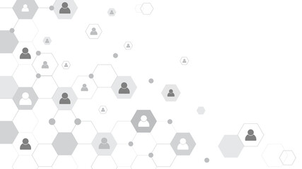 network connection abstract background