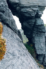 A weird and cool rock while I was ascending the cliff to find the church where Mamma Mia was filmed. Skopelos, Greece