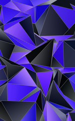 Abstract Low-Poly background. triangulated texture. Design 3d. Polygonal geometrical pattern. Triangular modern style