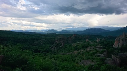 panorama of mountains