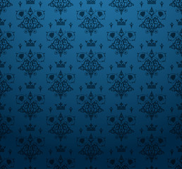 background - vintage blue wallpaper