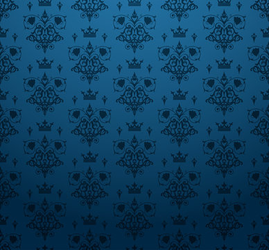 background - vintage blue wallpaper