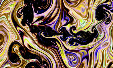 Magic space texture, pattern, looks like colorful smoke and fire with little dots