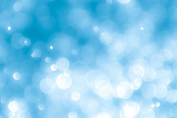 Abstract blue background with bokeh, bokeh background, sparkle bokeh background