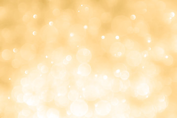 Abstract gold background with bokeh, bokeh background, sparkle bokeh background