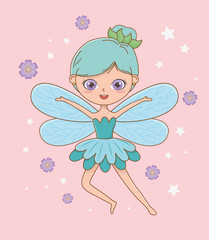 Medieval fairy of fairytale design