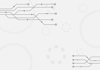 Abstract geometric connect lines and dots.Simple technology graphic background.Illustration Vector design Network and Connection concept.