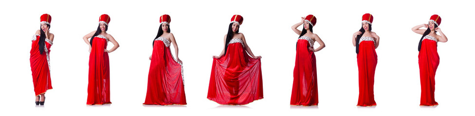 Queen businesswoman in business concept