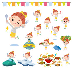 yellow clothing girl_food festival