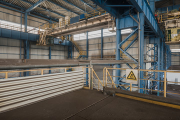 mechanical repair shop of an abandoned