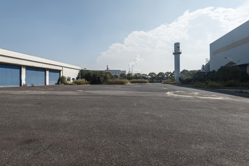 cement flooring and factory buildings