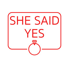 she said yes on will you marry
