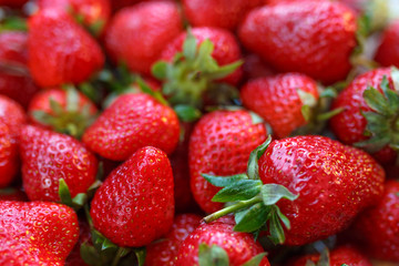 Strawberries background. Strawberry. Food background