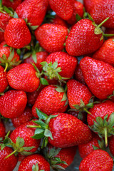 Strawberries background. Strawberry. Food background