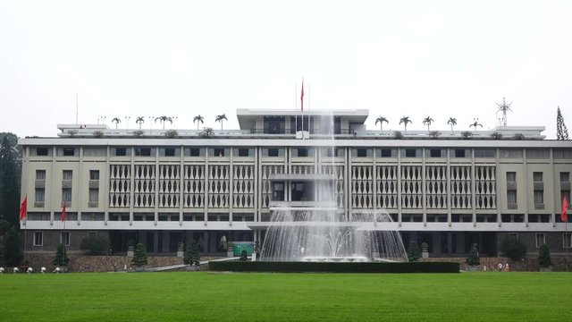 Independence Palace in Ho Chi Minh City in Viet Nam known as Reunification Palace( DINH THONG NHAT or DINH DOC LAP ) and was built in 1962-1966