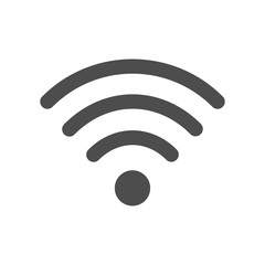 internet standart wifi icon on white background