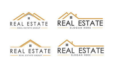 Real estate logo set / house logo collection