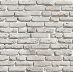 Not a real stone overlay in the form of a white brick .Texture or background.