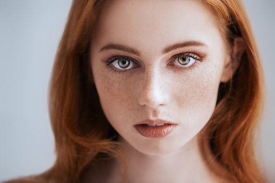 red girl with freckles