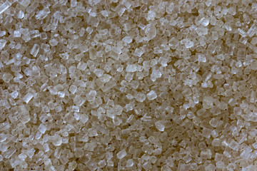 Brown sugar close up macro crystals. 