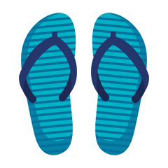 summer flip flops accessories icon