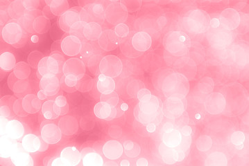 abstract soft pink background with light glow bokeh effect