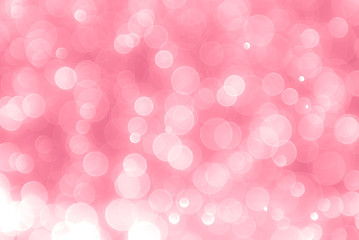 Abstract pink background with bokeh, bokeh background, sparkle bokeh background