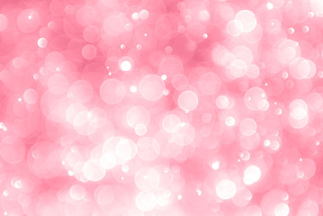 Abstract pink background with bokeh, bokeh background, sparkle bokeh background