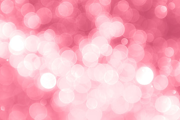 Abstract pink background with bokeh, bokeh background, sparkle bokeh background