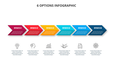 Abstract infographics number options template. Vector illustration. Can be used for workflow layout, diagram, business step options, banner, web design.