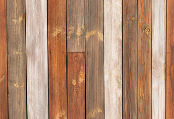 wooden background of boards of different colors