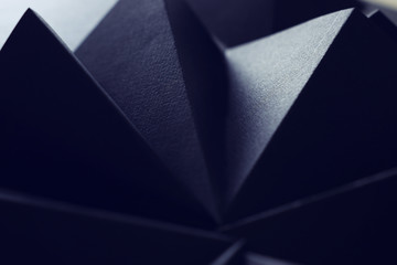 Abstract background of geometric shapes. Dark tones