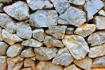  The walls are made of blue stone