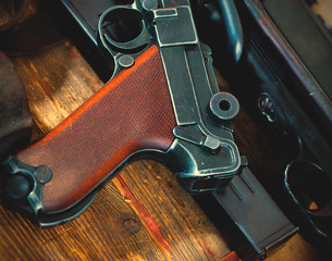 part of Luger Parabellum pistol