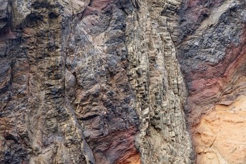 Vulkanwand auf Madeira