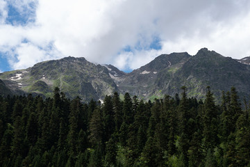 view of mountains