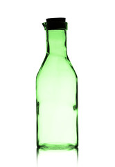 a large empty bottle with a stopper