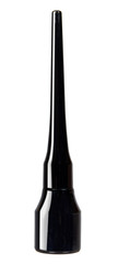 Black liquid pencil, eye makeup brush. Isolated
