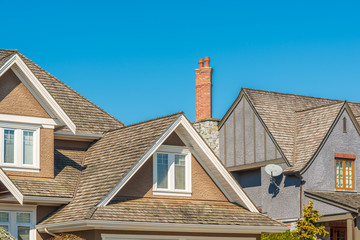 The top of the house with nice window.