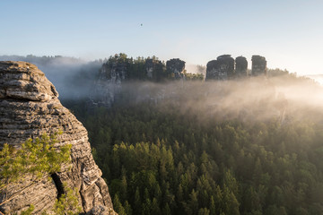 Die Bastei am Morgen