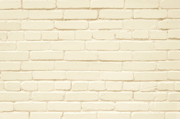 Old white brick wall background texture