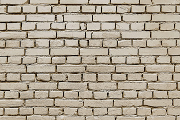 Old grey brick wall  background texture