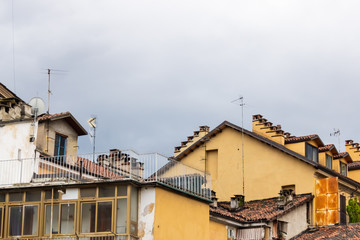 Fototapeta na wymiar Turin street view, Torino, Italy - Image