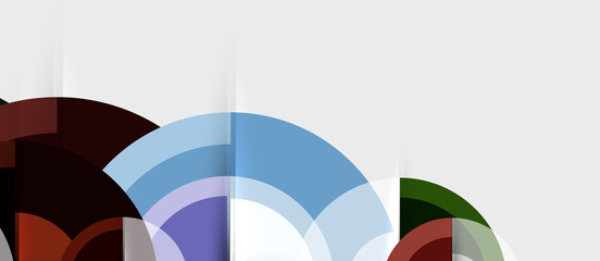 Obraz premium Geometric design abstract background - circles