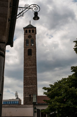 Sarajevo, Bosnia: the Sarajevska sahat kula, the Clock Tower built by Gazi Husrev-beg, governor of...